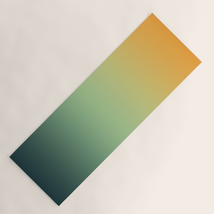 AUTUMN FOREST OMBRE COLORS ABSTRACT Yoga Mat Gallery Image 1