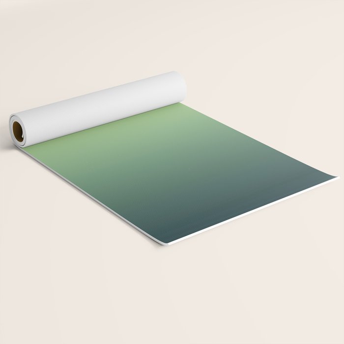 AUTUMN FOREST OMBRE COLORS ABSTRACT Yoga Mat Gallery Image 2