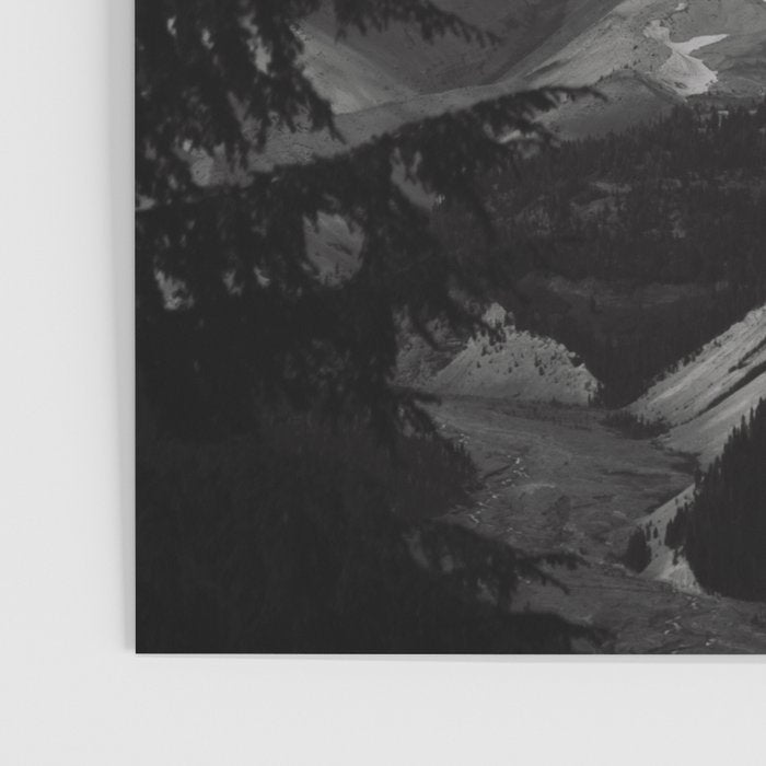 Mount Hood Black and White Poster Gallery Image 3