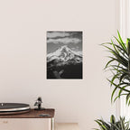 Mount Hood Black and White Poster Gallery Image 2