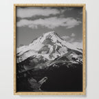 Mount Hood Black and White Serving Tray Gallery Image 1