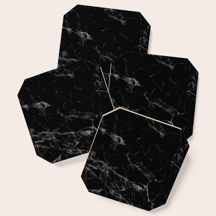 Black Marble Coaster Gallery Image 1