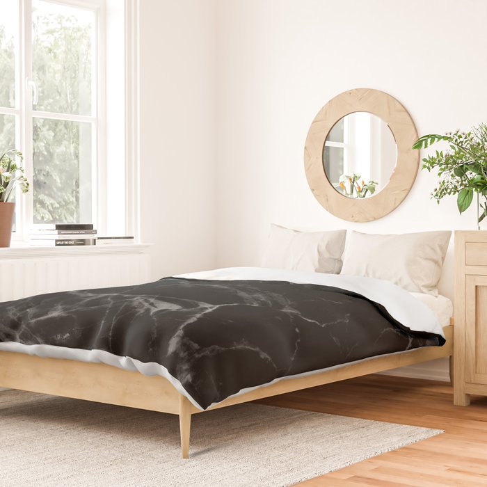 Black Marble Duvet Cover Gallery Image 2
