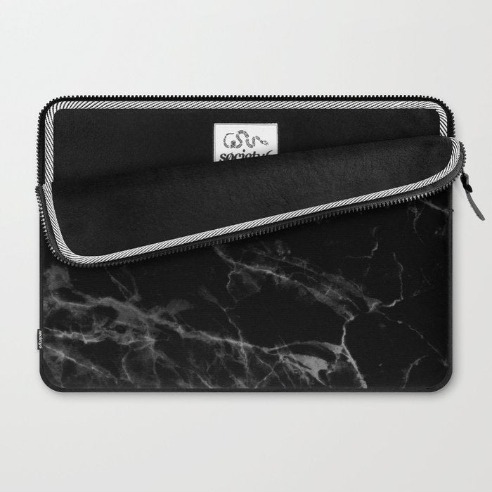 Black Marble Laptop Sleeve Gallery Image 2