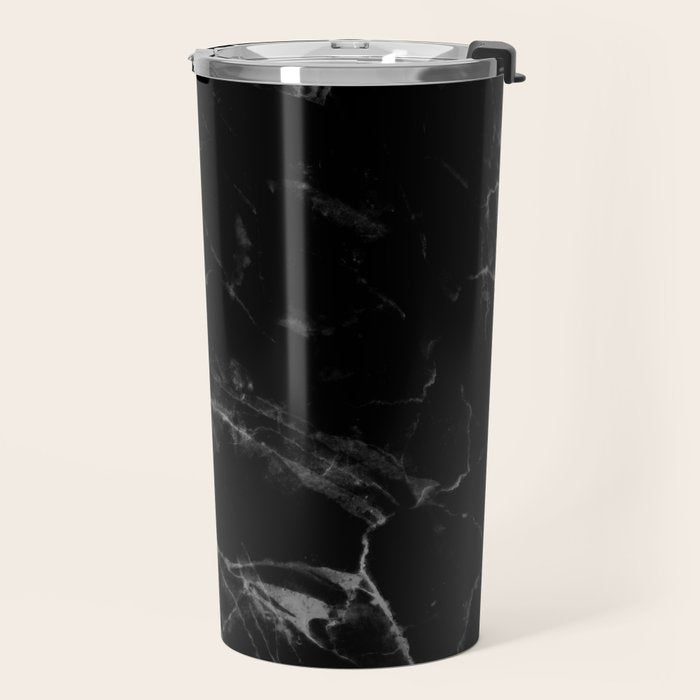 Black Marble Travel Mug Gallery Image 2