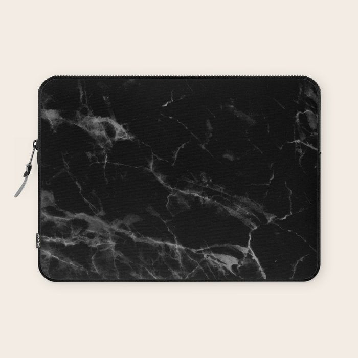Black Marble Laptop Sleeve Gallery Image 1