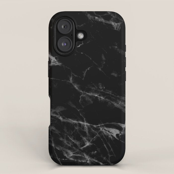 Black Marble iPhone Case Gallery Image 1