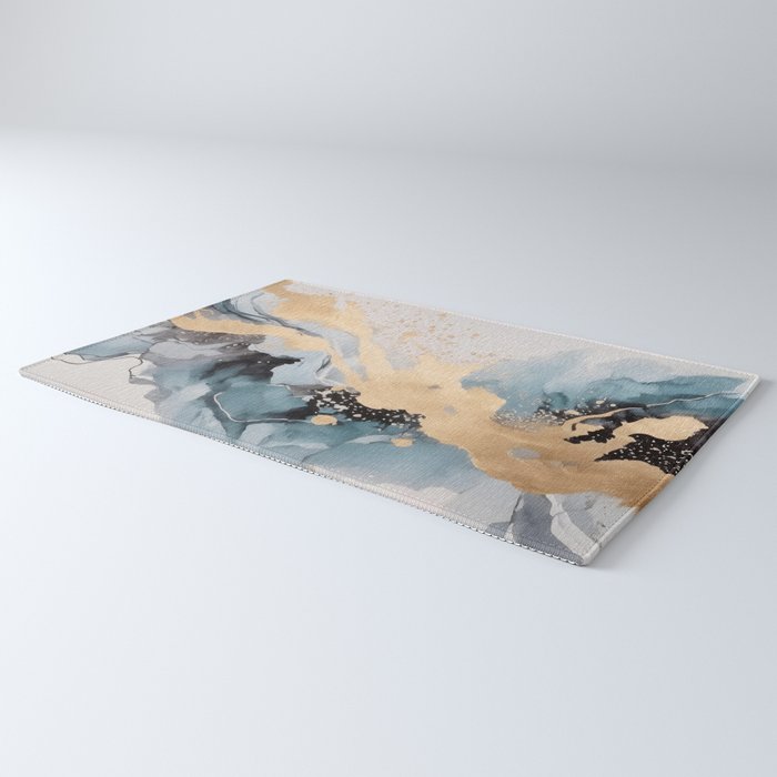 Splash of gold Rug Gallery Image 3