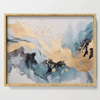 Splash of gold Serving Tray Gallery Image 1