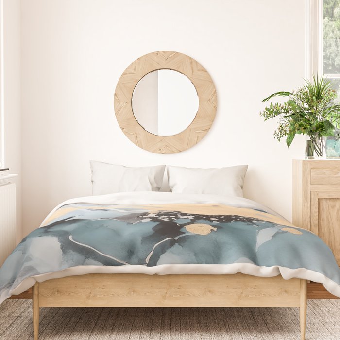 Splash of gold Duvet Cover Gallery Image 3