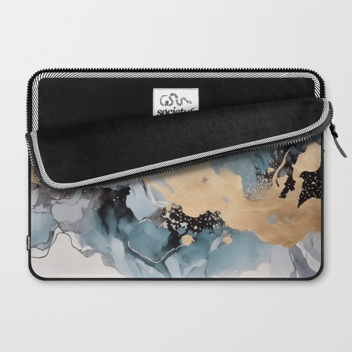 Splash of gold Laptop Sleeve Gallery Image 2