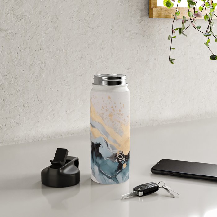Splash of gold Water Bottle Gallery Image 4