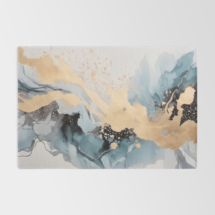 Splash of gold Rug Gallery Image 2