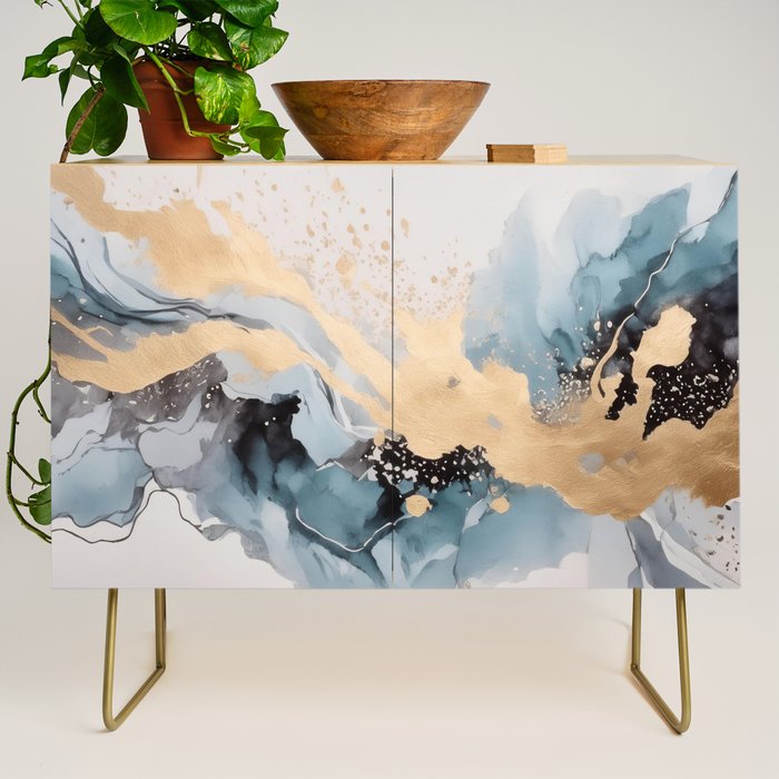 Splash of gold Credenza Gallery Image 1