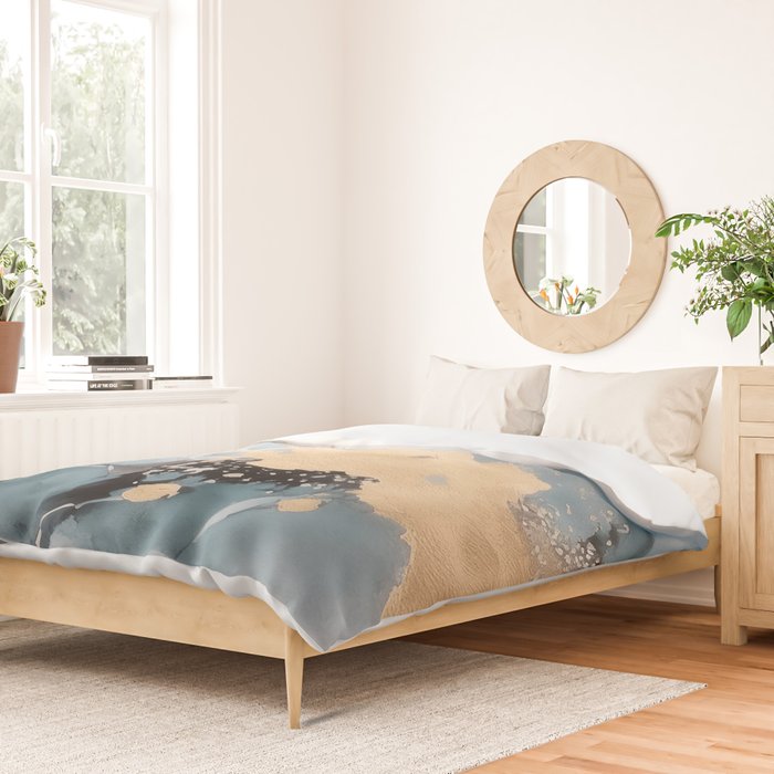 Splash of gold Duvet Cover Gallery Image 2