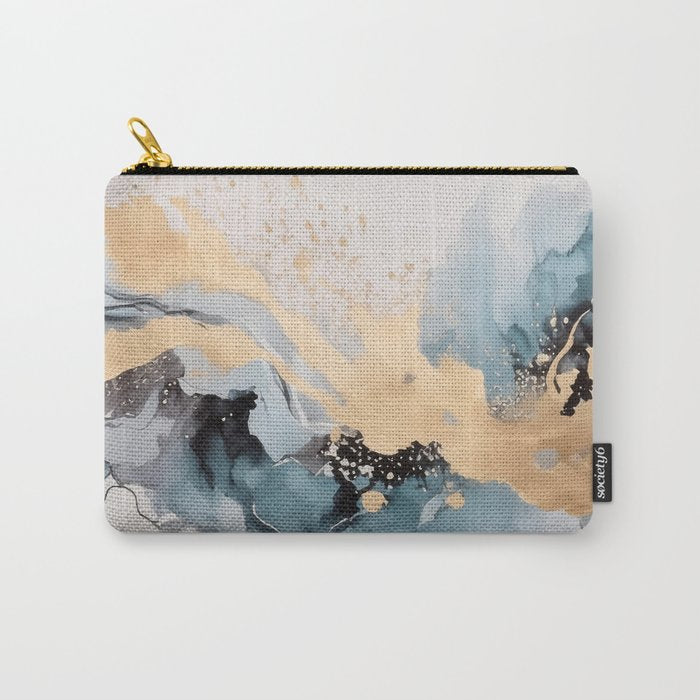 Splash of gold Carry All Pouch Gallery Image 1