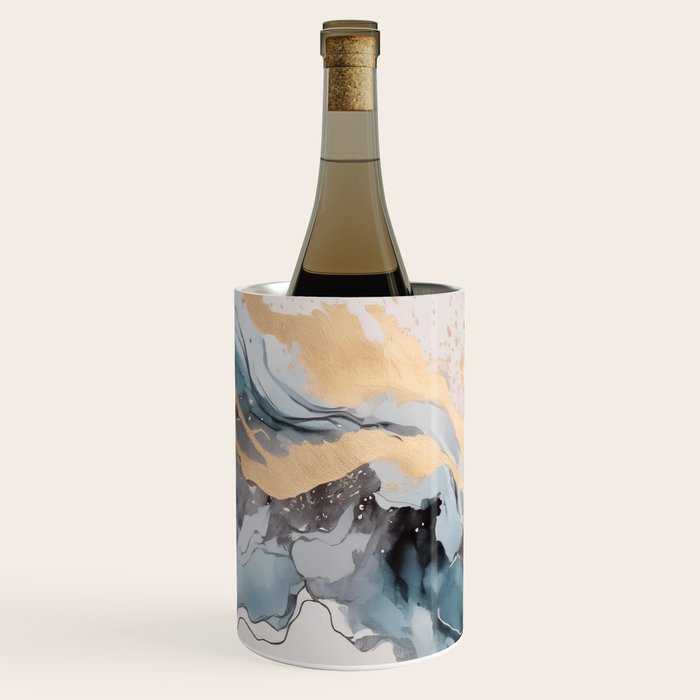 Splash of gold Wine Chiller Gallery Image 2