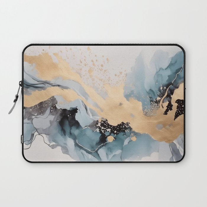 Splash of gold Laptop Sleeve Gallery Image 1