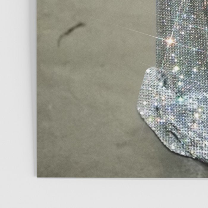 AT THE END OF THE WORKDAY | digital art collage by yana potter | sparkle suit | jacket | glitter  Poster Gallery Image 3