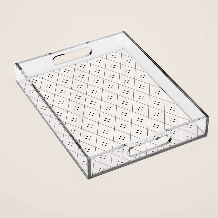 Mae Pattern I Acrylic Tray Gallery Image 1
