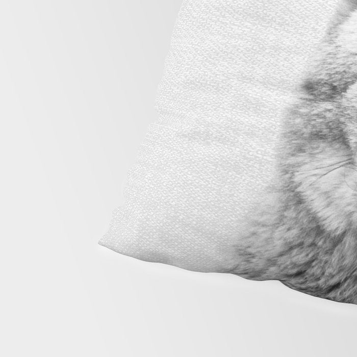 Coyote - Black & White Pillow Sham Gallery Image 4