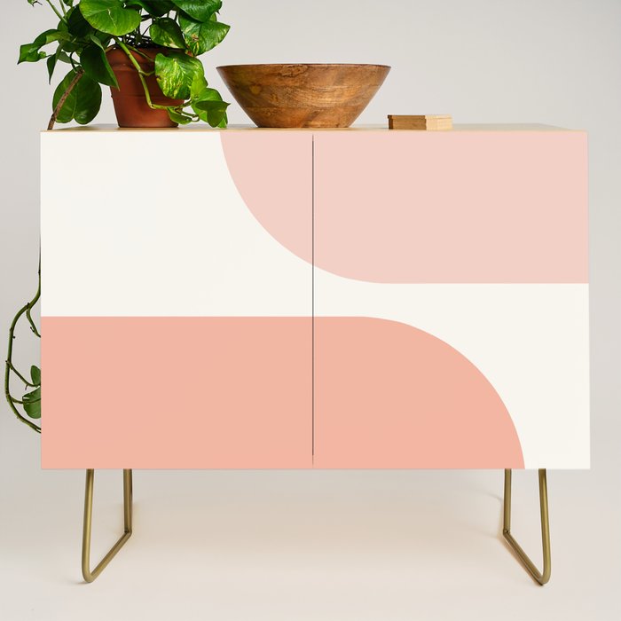 Modern Minimal Arch Abstract XXXI Credenza Gallery Image 1