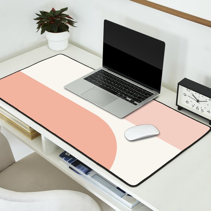 Modern Minimal Arch Abstract XXXI Desk Mat Gallery Image 2