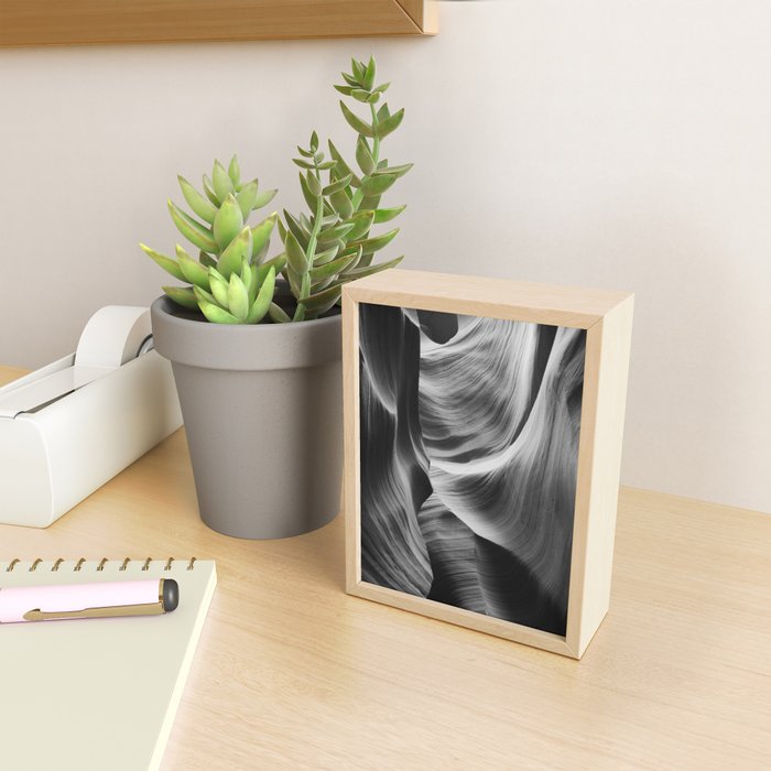 ANTELOPE CANYON XXVIII / Arizona Desert Mini Art Print Gallery Image 2