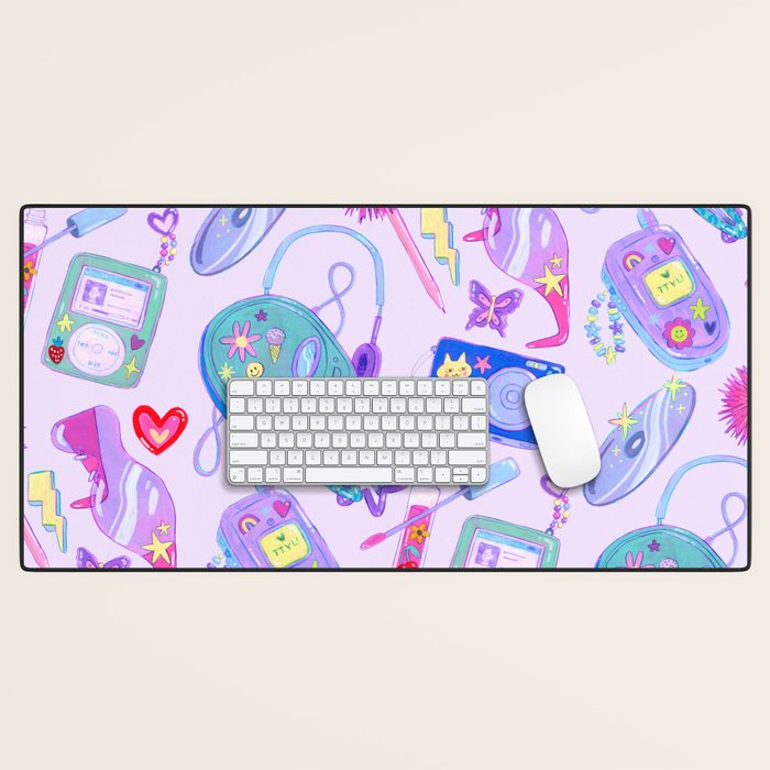 Y2K Vibes Desk Mat Gallery Image 1