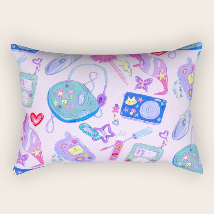 Y2K Vibes Rectangular Pillow Gallery Image 2