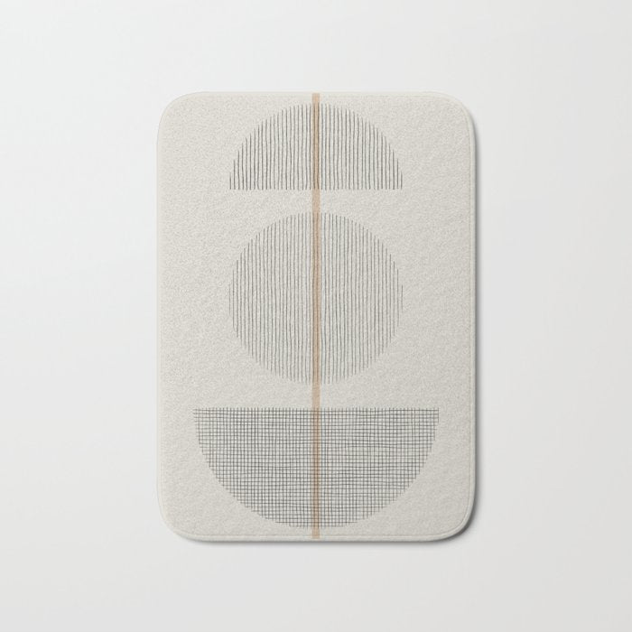 Geometric Composition I Bath Mat Gallery Image 1