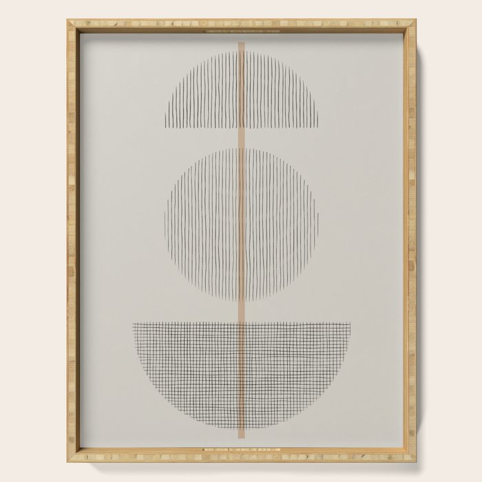 Geometric Composition I Serving Tray Gallery Image 1