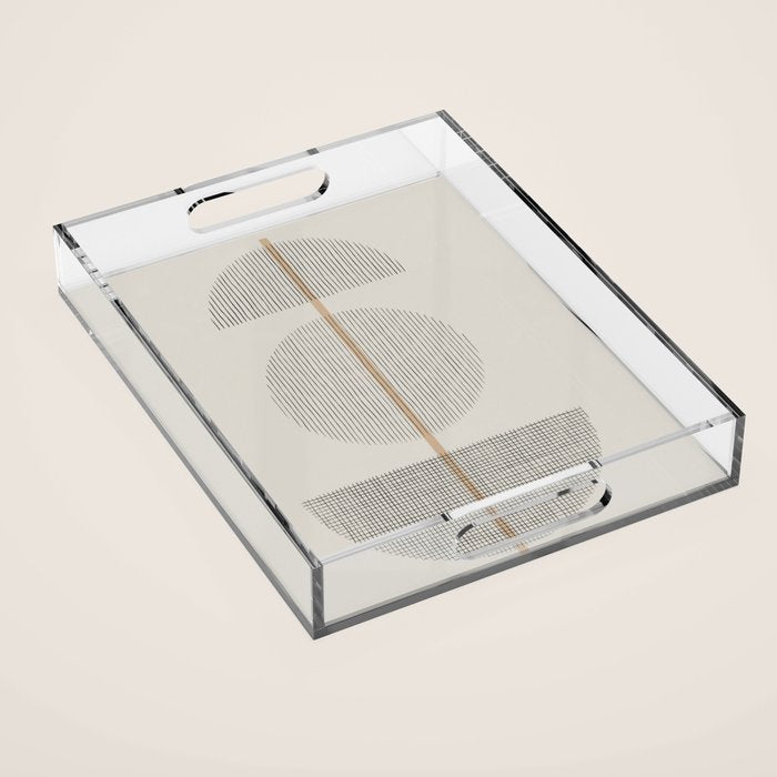 Geometric Composition I Acrylic Tray Gallery Image 1