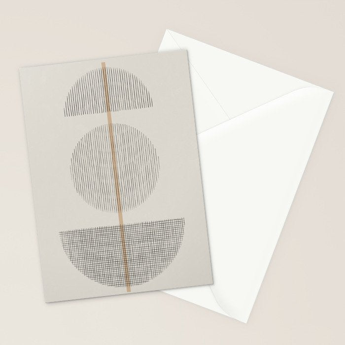 Geometric Composition I Stationery Card Gallery Image 2