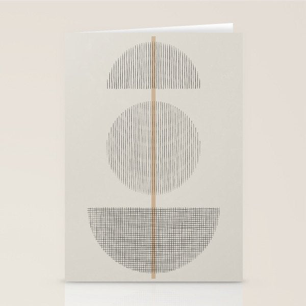 Geometric Composition I Stationery Card Gallery Image 2
