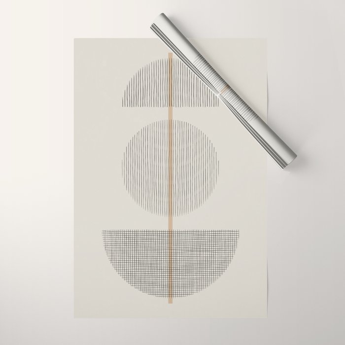 Geometric Composition I Wrapping Paper Gallery Image 1