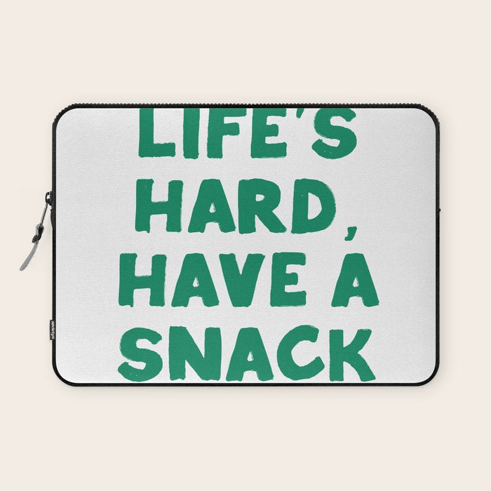 Retro Snack Humor for Food Lovers Laptop Sleeve Gallery Image 1