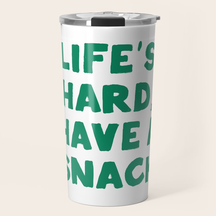 Retro Snack Humor for Food Lovers Travel Mug Gallery Image 1