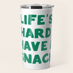 Retro Snack Humor for Food Lovers Travel Mug Gallery Image 1