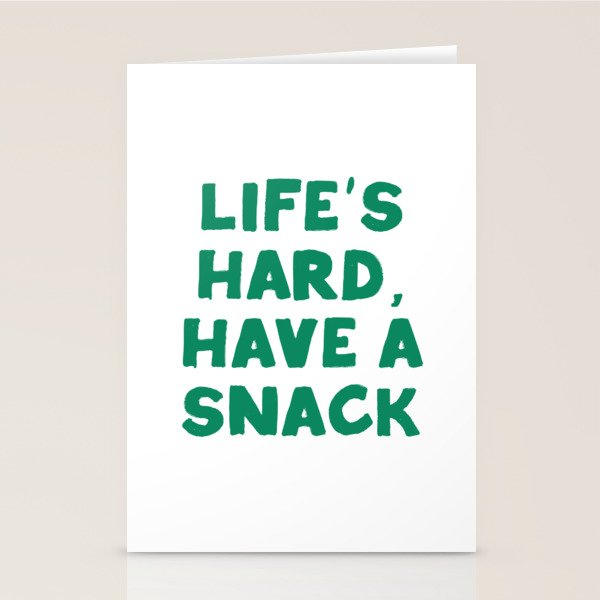 Retro Snack Humor for Food Lovers Stationery Card Gallery Image 2