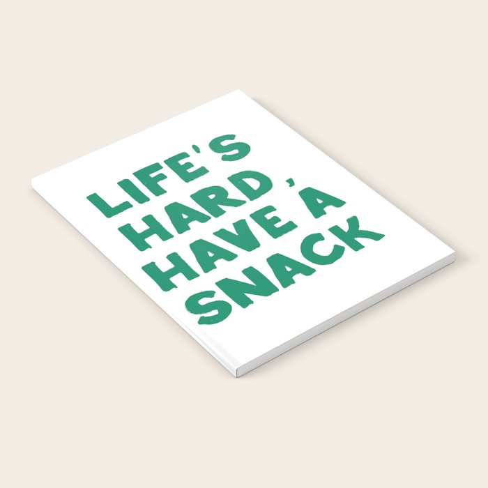Retro Snack Humor for Food Lovers Notebook Gallery Image 1