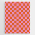 Pink Checker Pattern Jigsaw Puzzle Gallery Image 1