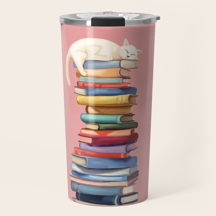 Where the Cat Dreams Travel Mug Gallery Image 1