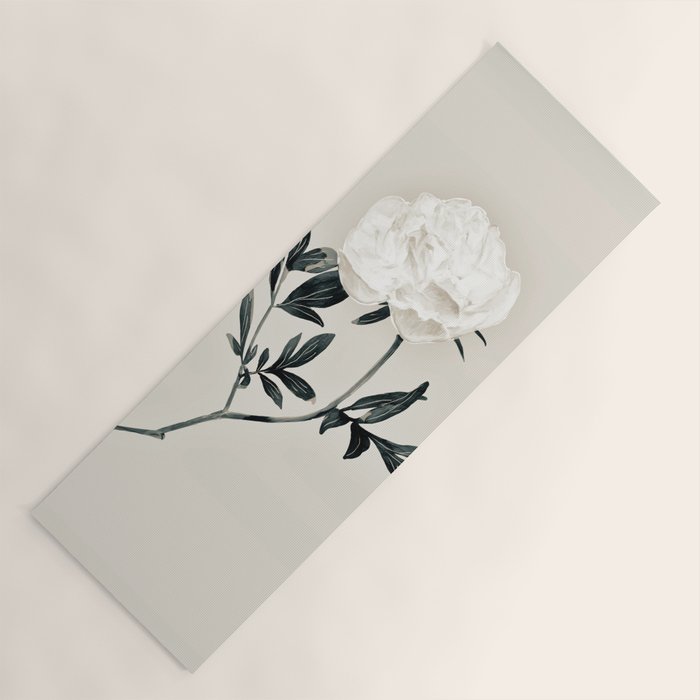 White Rose  Yoga Mat Gallery Image 1