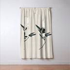 White Rose  Window Curtain Gallery Image 3