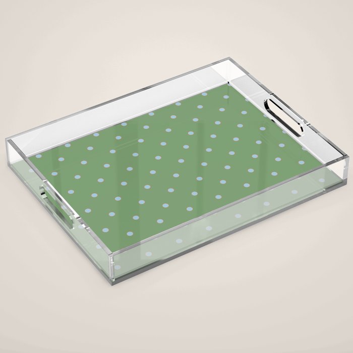 Heirloom Dot - Heritage Pattern Acrylic Tray Gallery Image 1