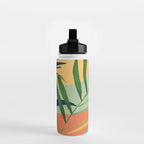 Abstract Art Tropical Leaves 117 Water Bottle Gallery Image 2