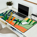Abstract Art Tropical Leaves 117 Desk Mat Gallery Image 2