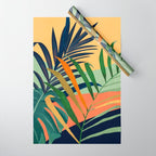 Abstract Art Tropical Leaves 117 Wrapping Paper Gallery Image 1