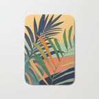 Abstract Art Tropical Leaves 117 Bath Mat Gallery Image 1